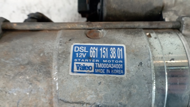 6611513801 SSANG YONG Motor de arranque  disponible Vigo