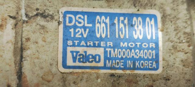 SSANG YONG 6611513801 Motor de arranque  en stock Terrassa