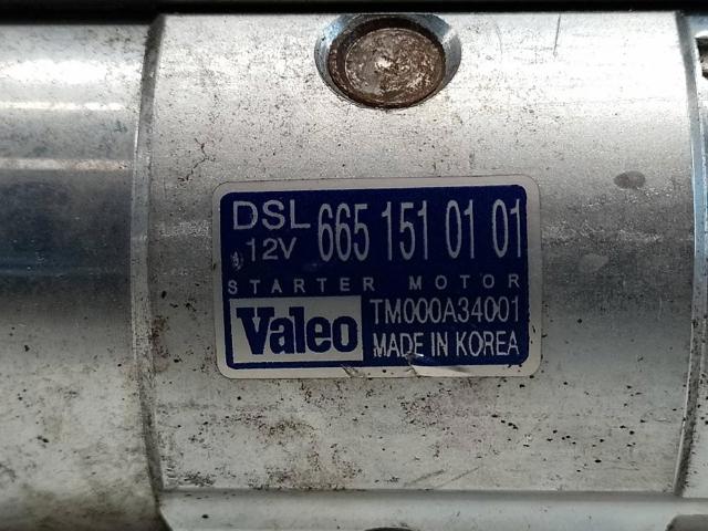 6651510101 SSANG YONG Motor de arranque comprar Bilbao