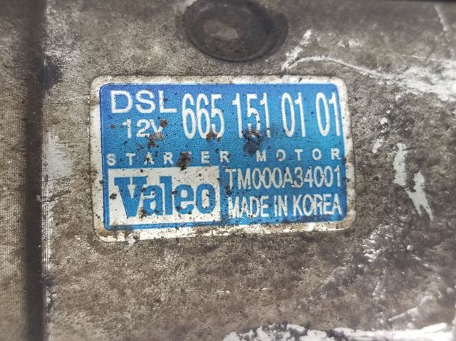 6651510101 SSANG YONG Motor de arranque  en stock Gandía
