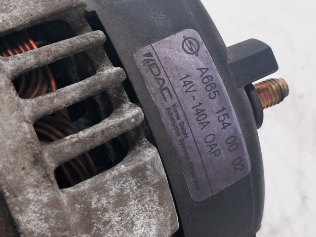 6651540302 SSANG YONG Alternador comprar Madrid