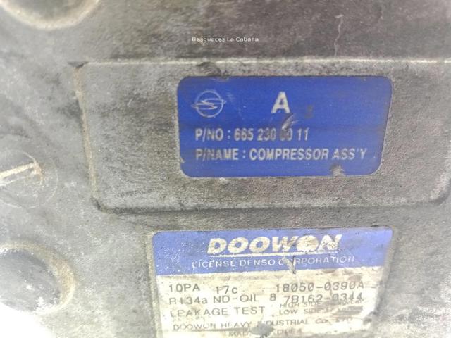 6652300011 SSANG YONG Compresor de aire acondicionado  disponible Vigo
