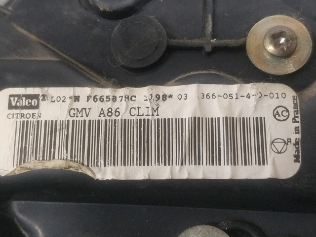 PEUGEOT 665878C Motor del ventilador del calefactor  disponible Lugo