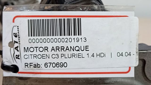 670690 PEUGEOT Motor de arranque comprar Alcalá
