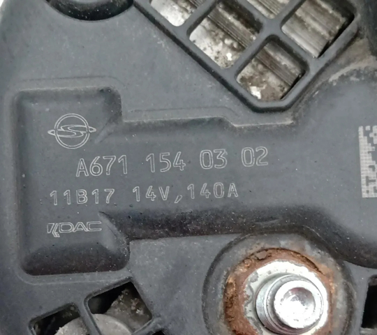 6711540302 SSANG YONG Alternador  en stock Gandía