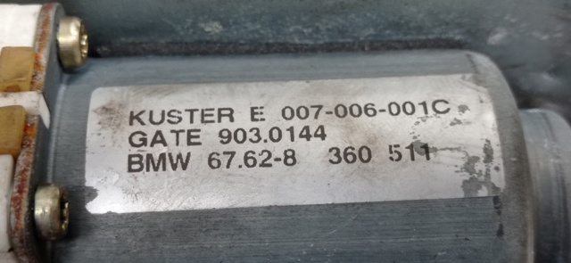 BMW 67628360511 Motor del elevalunas de la puerta delantera izquierda  comprar en Ponferrada