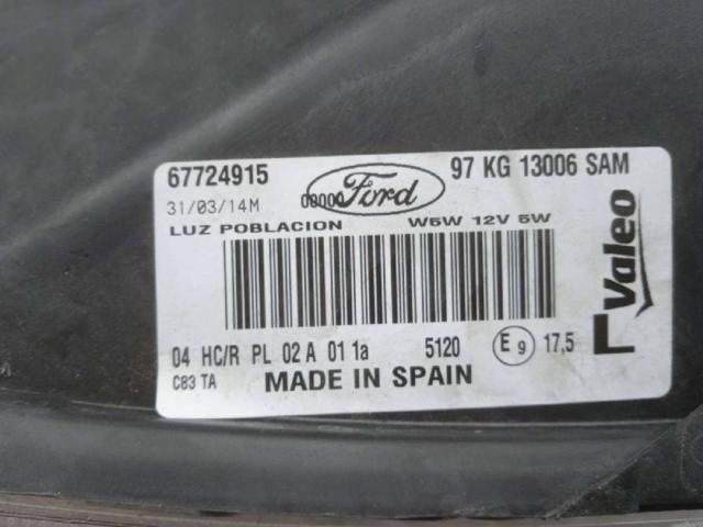 FORD 67724910 Faro izquierdo  comprar en Albacete