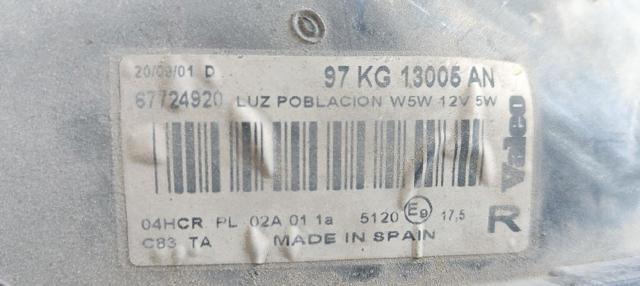 Faro derecho Ford Ka RBT