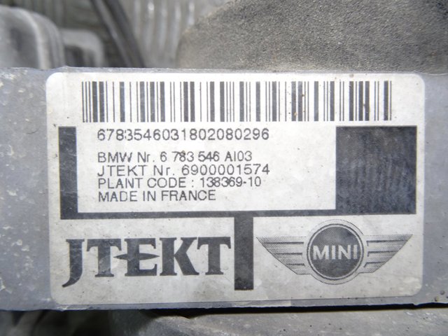 BMW 6783546 Cremallera de dirección  en stock Salamanca