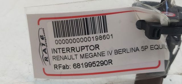 681995290R Botón de desactivación del airbag comprar Girona