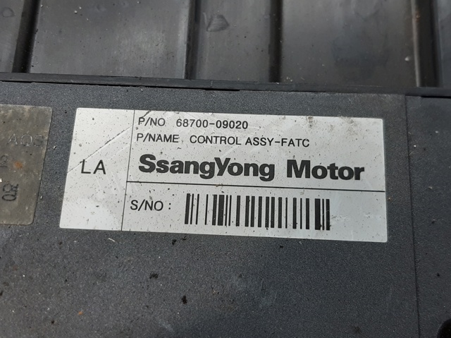 6870009020 SSANG YONG Módulo de modos de calefacción/aire acondicionado  disponible Vigo