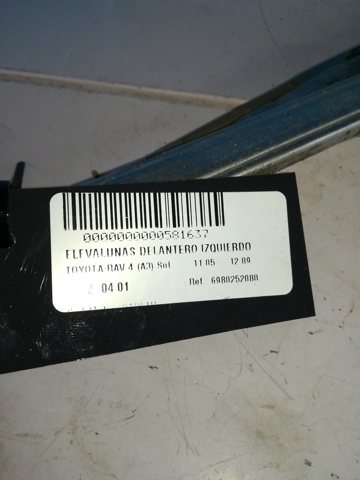 TOYOTA 6980252080 Mecanismo de elevalunas de la puerta delantera izquierda  comprar en Ponferrada