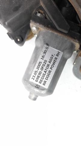 TOYOTA 698300F020 Mecanismo de elevalunas de la puerta trasera derecha  en stock Valencia