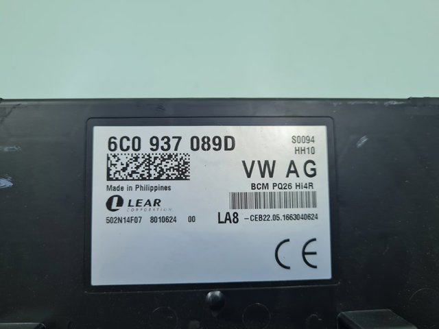 6C0937089D VAG Módulo de confort comprar Madrid
