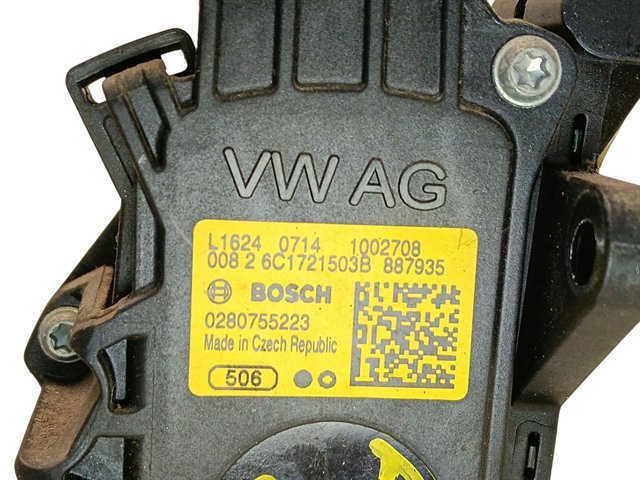 6C1721503B VAG Pedal del acelerador  disponible Vigo