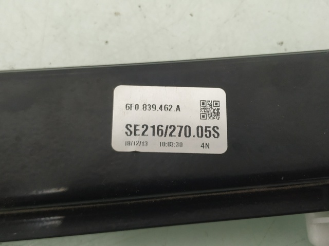 6F0839462A VAG Mecanismo de elevalunas de la puerta trasera derecha  en stock Huelva