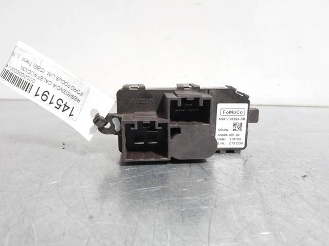 6G9T19E624DB Resistencia del ventilador del habitáculo  comprar en Pontevedra