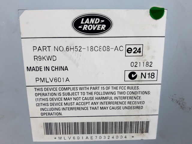 6H5218C808AC Land Rover