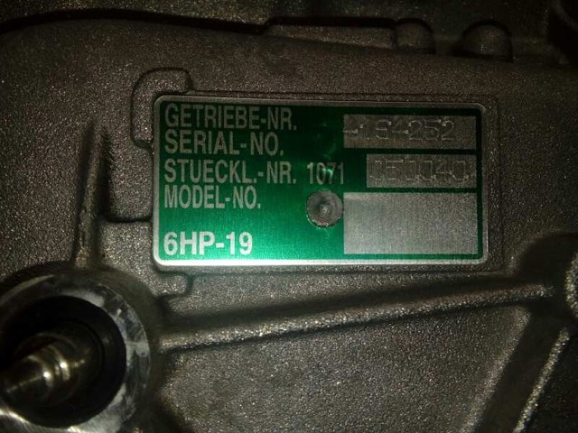 6HP19 BMW Transmisión automática ensamblada  disponible Alicante
