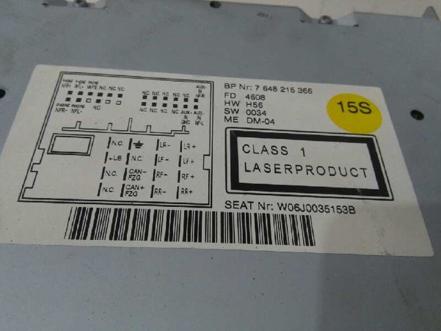 6J0035153B Radio AM/FM  comprar en Zaragoza