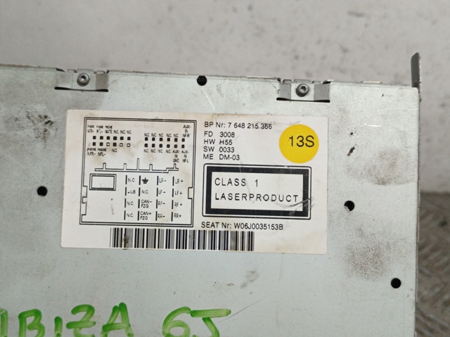 6J0035153B Radio AM/FM  comprar en Pontevedra
