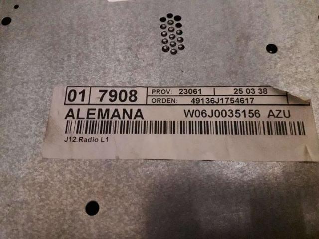 6J0035156 Radio AM/FM  disponible Málaga