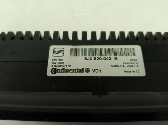 VAG 6J0820043B Unidad de control aire acondicionado  en stock Salamanca
