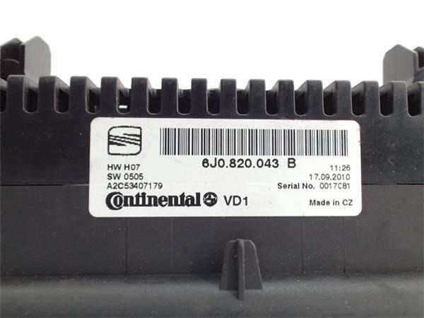 6J0820043B VAG Unidad de control aire acondicionado comprar Alcalá