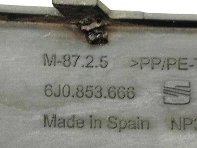 6J0853666 Tapa de rejilla de faro antiniebla delantero derecho  en stock Castellón