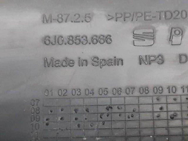 6J0853666 VAG Tapa de rejilla de faro antiniebla delantero derecho comprar Bilbao