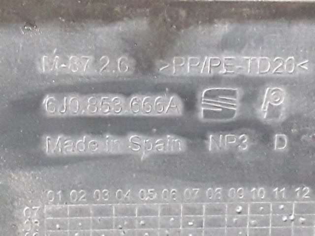 6J0853666A Tapa de rejilla de faro antiniebla delantero derecho  comprar en Reus