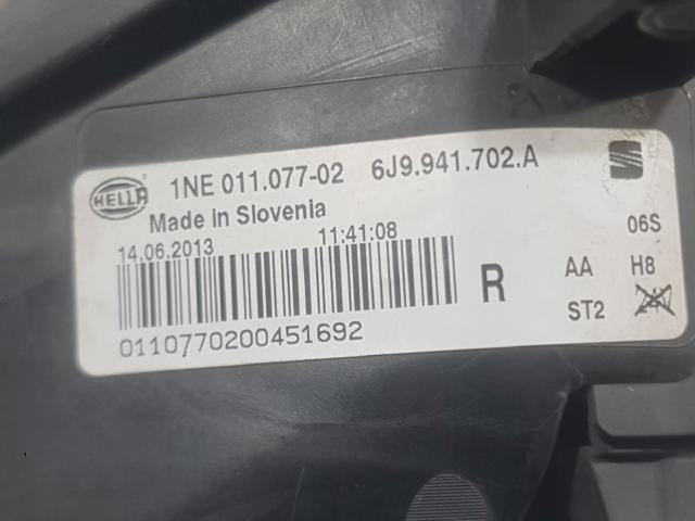 VAG 6J0941702A Faro antiniebla derecho  en stock Valencia