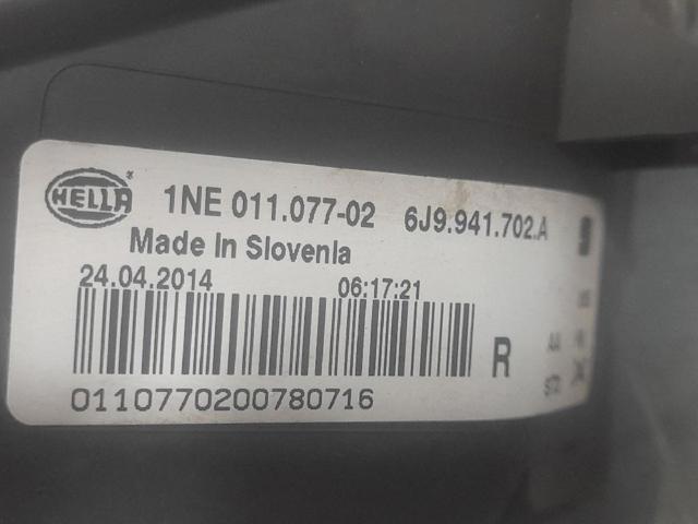 6J0941702A Faro antiniebla derecho  comprar en Zaragoza