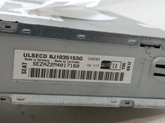 VAG 6J1035153G Radio  en stock Valencia
