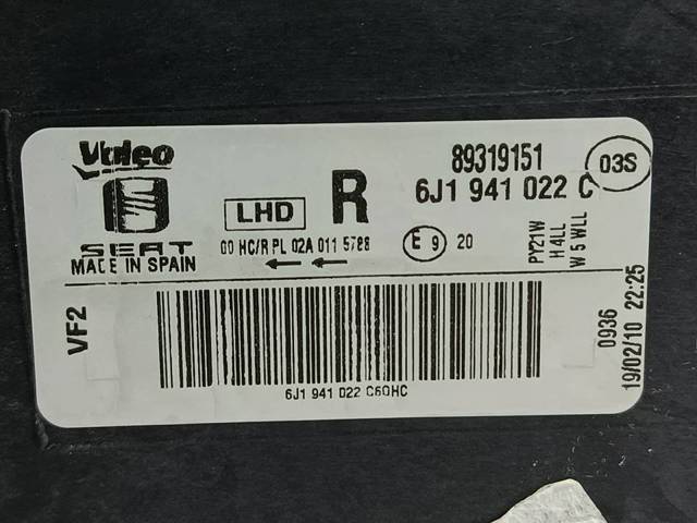 VAG 6J1941022C Faro derecho  comprar en Albacete
