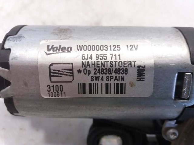 6J4955711 VAG Motor del limpiaparabrisas trasero  disponible Vigo