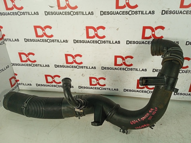 Tubo flexible de aspiración, salida del filtro de aire 6K0129684F VAG/Seat