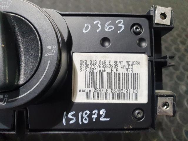 Elemento de control aire acondicionado Seat Inca (6K9)