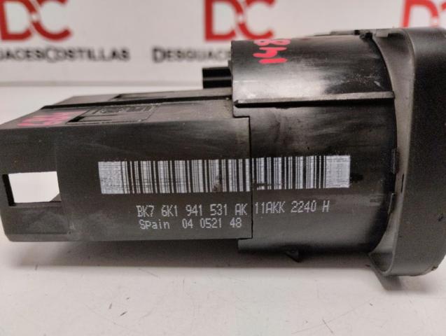 6K1941531 VAG Interruptor de luces en el tablero  en stock Gandía