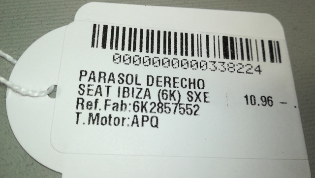 6K2857552 VAG Parasol  en stock Huelva