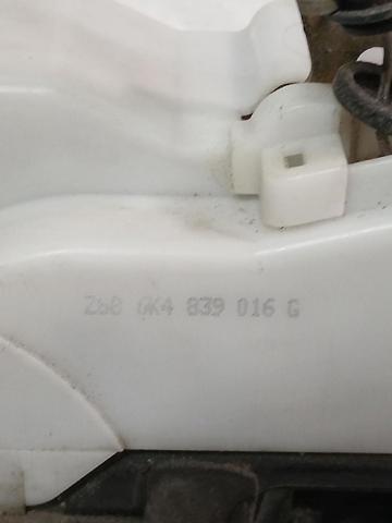 VAG 6K4839016G Cerradura de la puerta trasera derecha  en stock Salamanca
