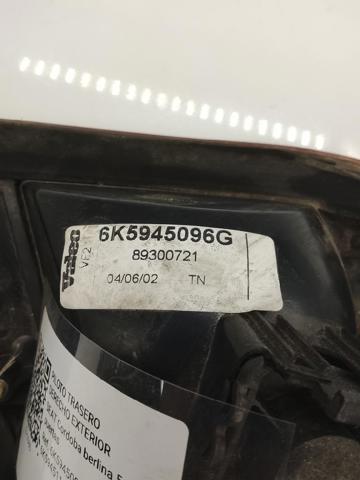 VAG 6K5945112F Piloto trasero exterior derecho  disponible Lugo