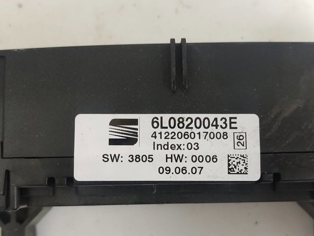 6L0820043E VAG Módulo de modos de calefacción/aire acondicionado  disponible Alicante