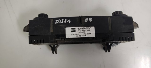 VAG 6L0820043E Módulo de modos de calefacción/aire acondicionado  comprar en Albacete
