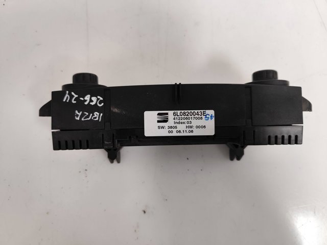 VAG 6L0820043E Módulo de modos de calefacción/aire acondicionado  disponible España