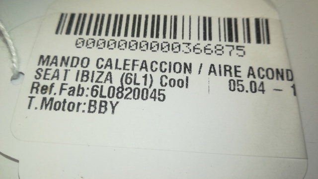 6L0820045 VAG
