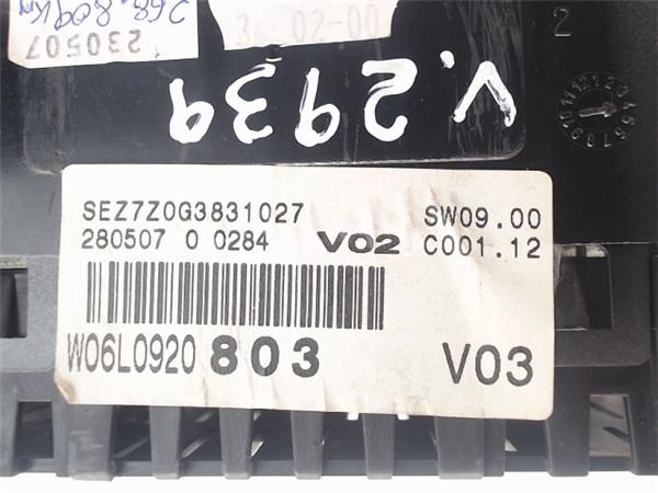 VAG 6L0920803 Tablero de instrumentos  disponible España