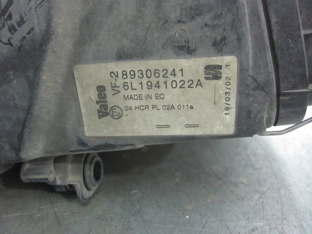 VAG 6L1941022A Faro derecho  disponible Valladolid
