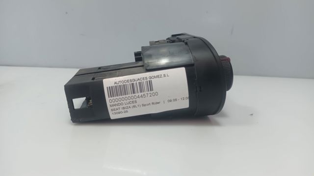 6L1941531AF VAG Interruptor de luces en el tablero  disponible Vigo