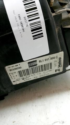 6L1941752B VAG Faro derecho  en stock Gandía